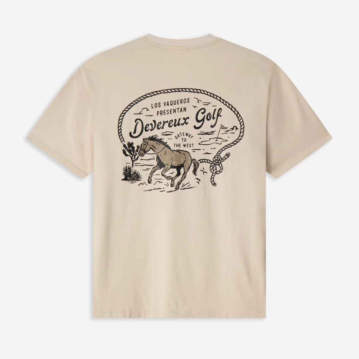 Devereux Los Vaqueros Tee - Bone (New)