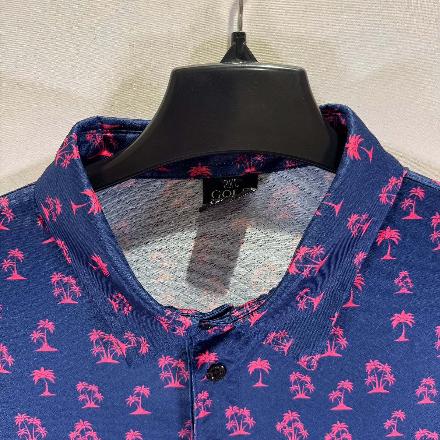 Golf Gods  Palms Cool Tech Performance Golf Polo (Preloved)