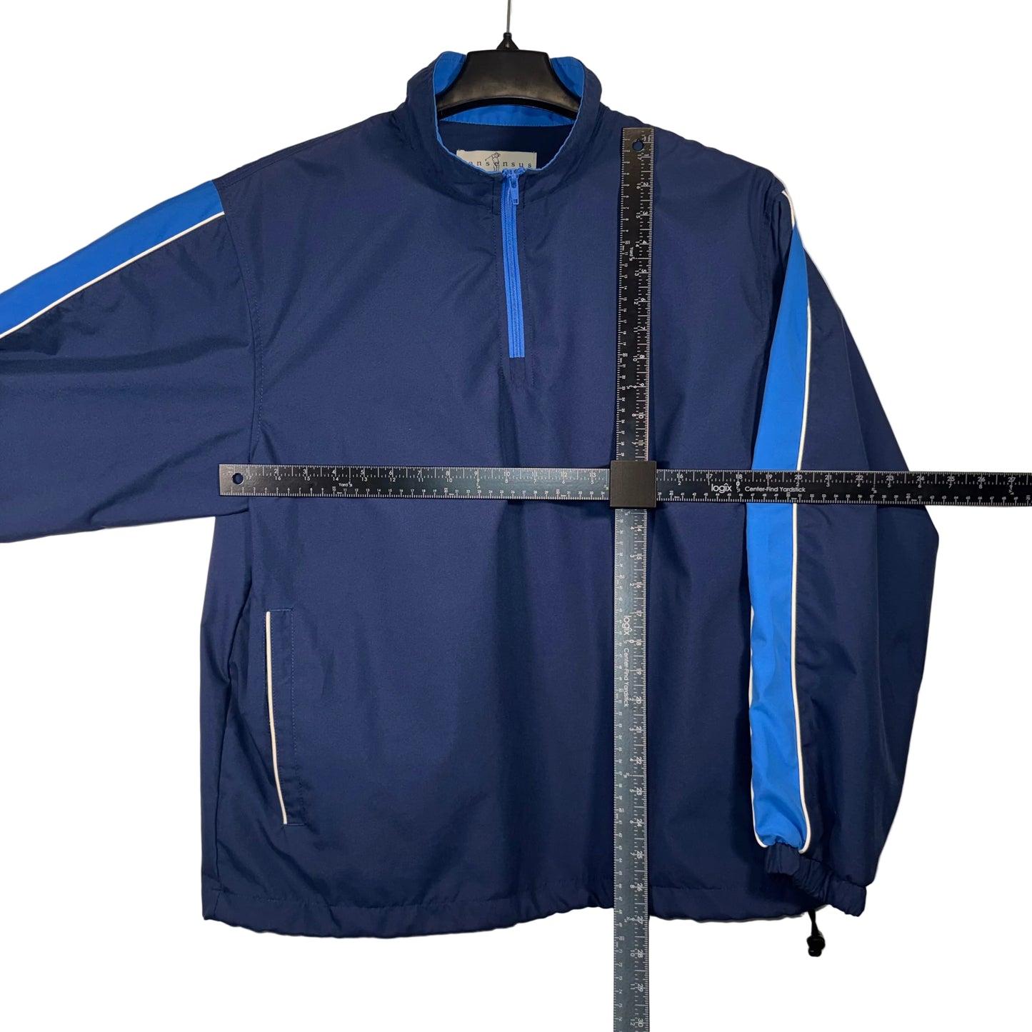 Consensus Golf 1/4 Zip Windbreaker (Vintage) (Preloved)