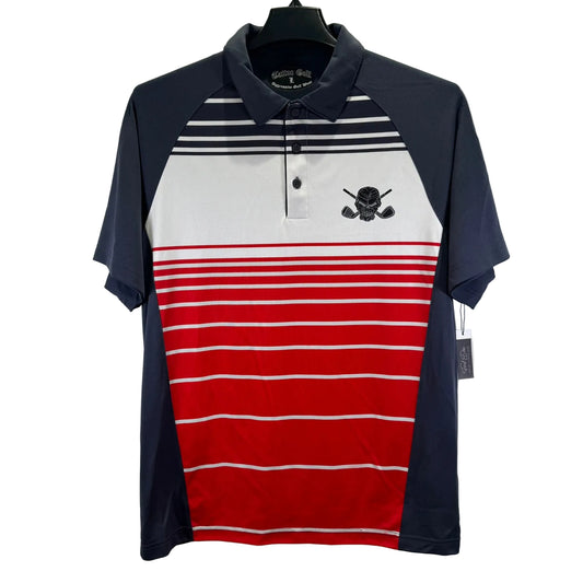 Tattoo Golf Stripped Polo (Preloved)