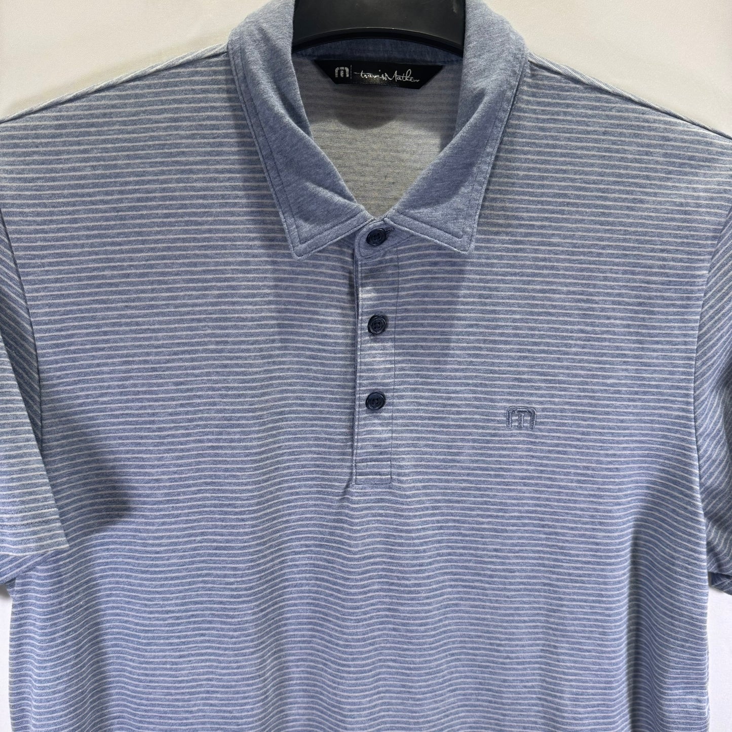 Travis Mathews Stripped Polo (Preloved)