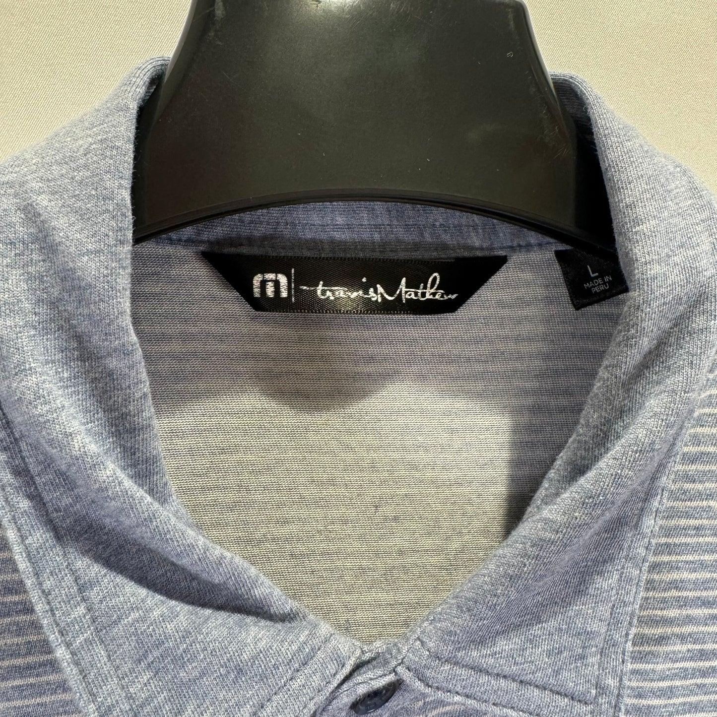 Travis Mathews Stripped Polo (Preloved)