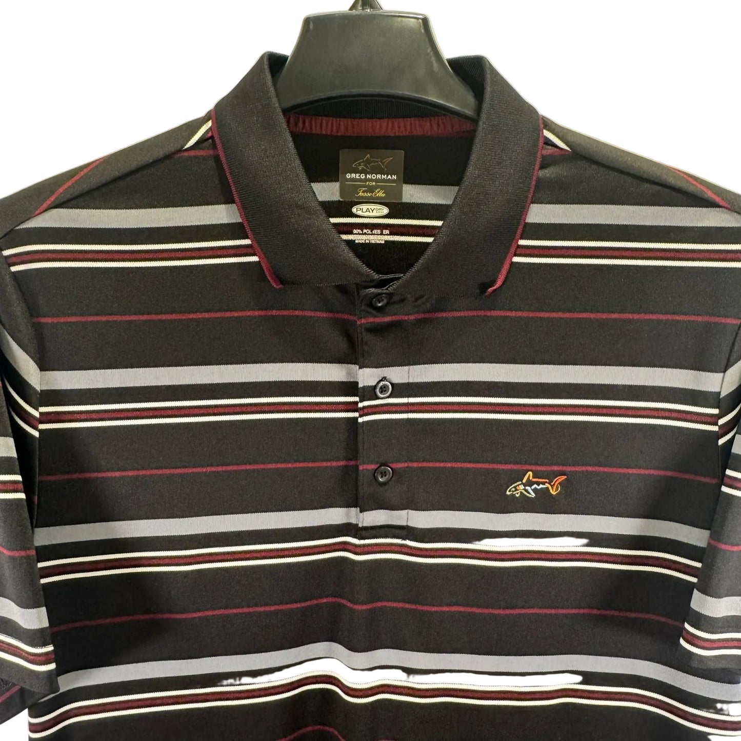 Greg Norman for Tasso Elba PlayDry Polo (Preloved)