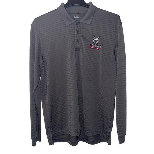 Under Armour University Of South Dakota Long Sleeve Polo (Preloved)