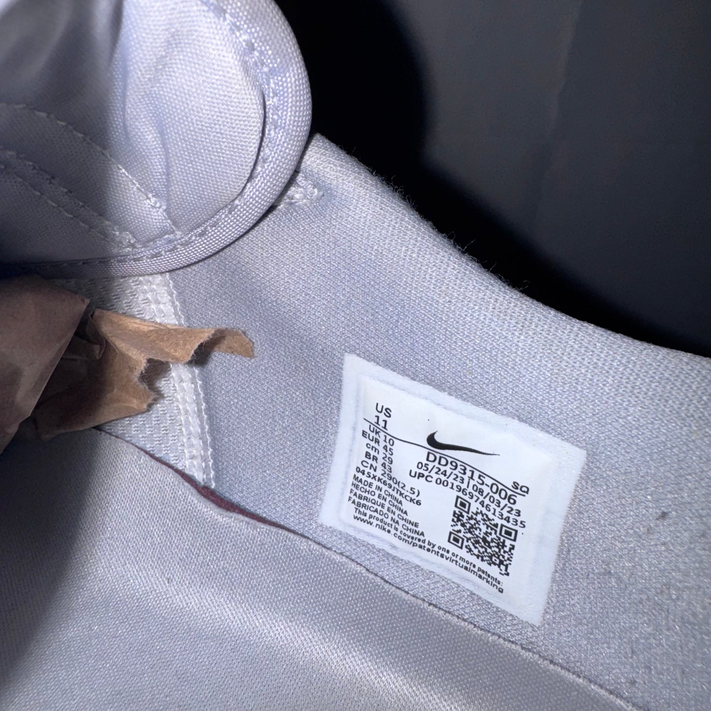 Jordan 1 Low Golf “Wolf Gray” (11) (Preloved)