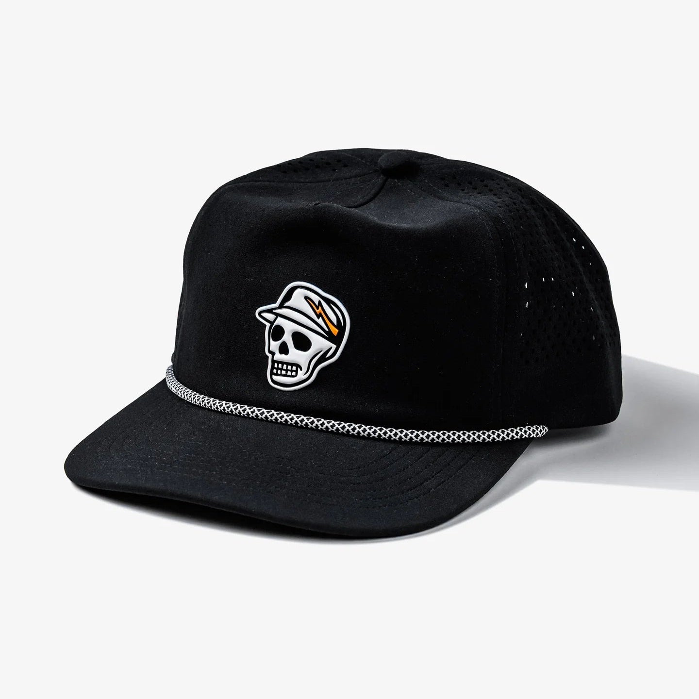 Devereux Skull Caddie Performance Rope Hat - Black (New)
