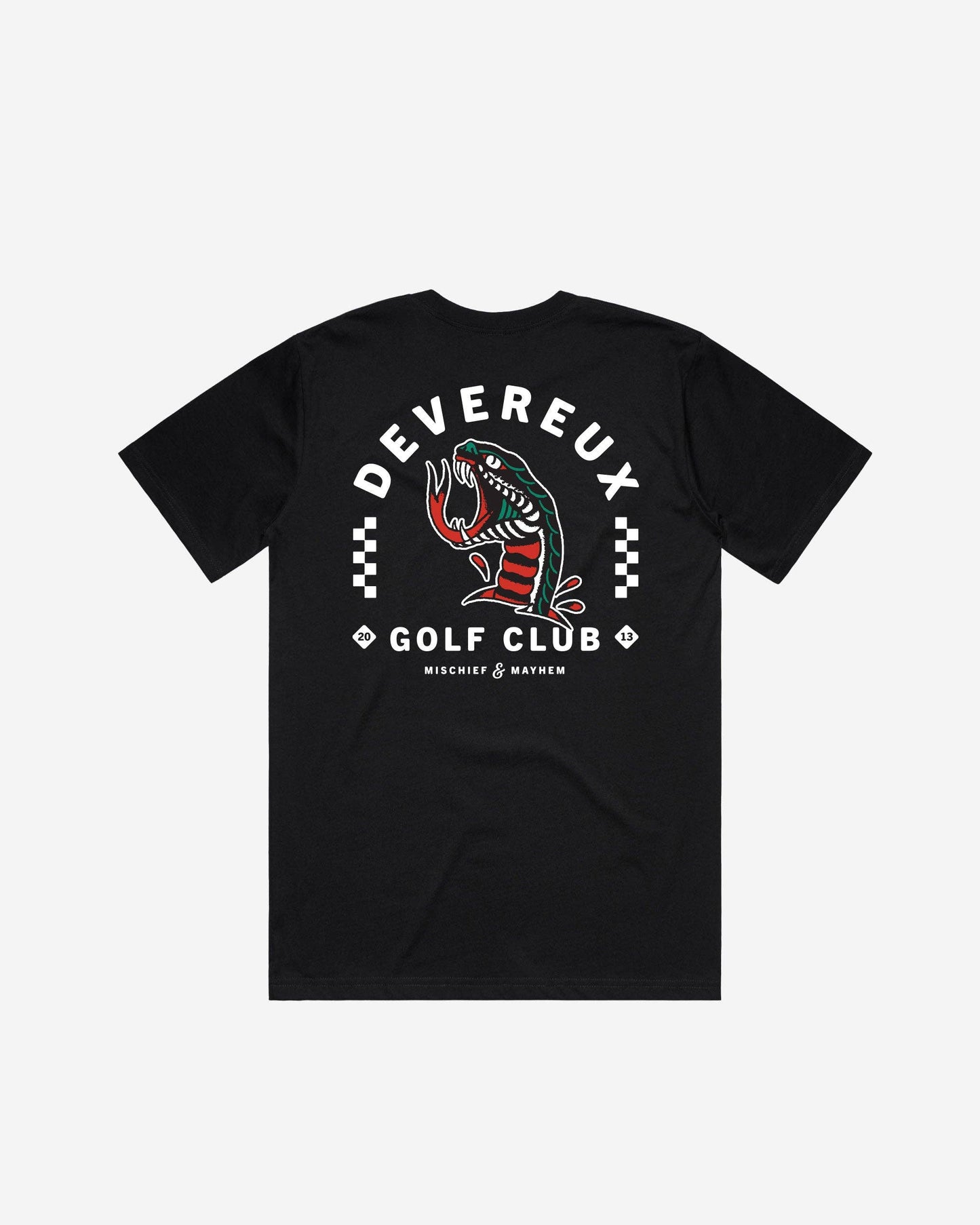 Devereux Snake Bite Tee - Black (New)