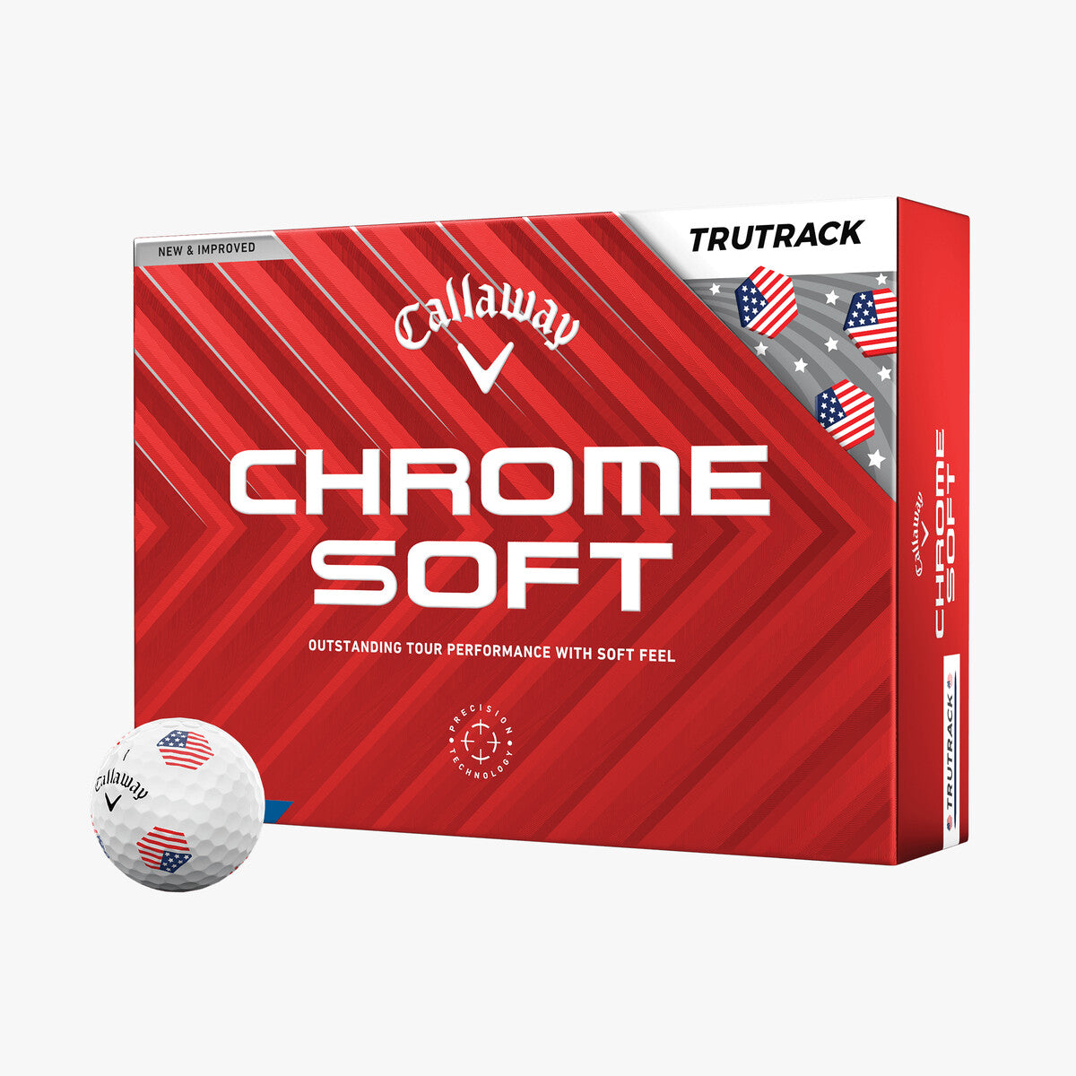 Callaway Chrome Soft USA TruTrack Golf Balls