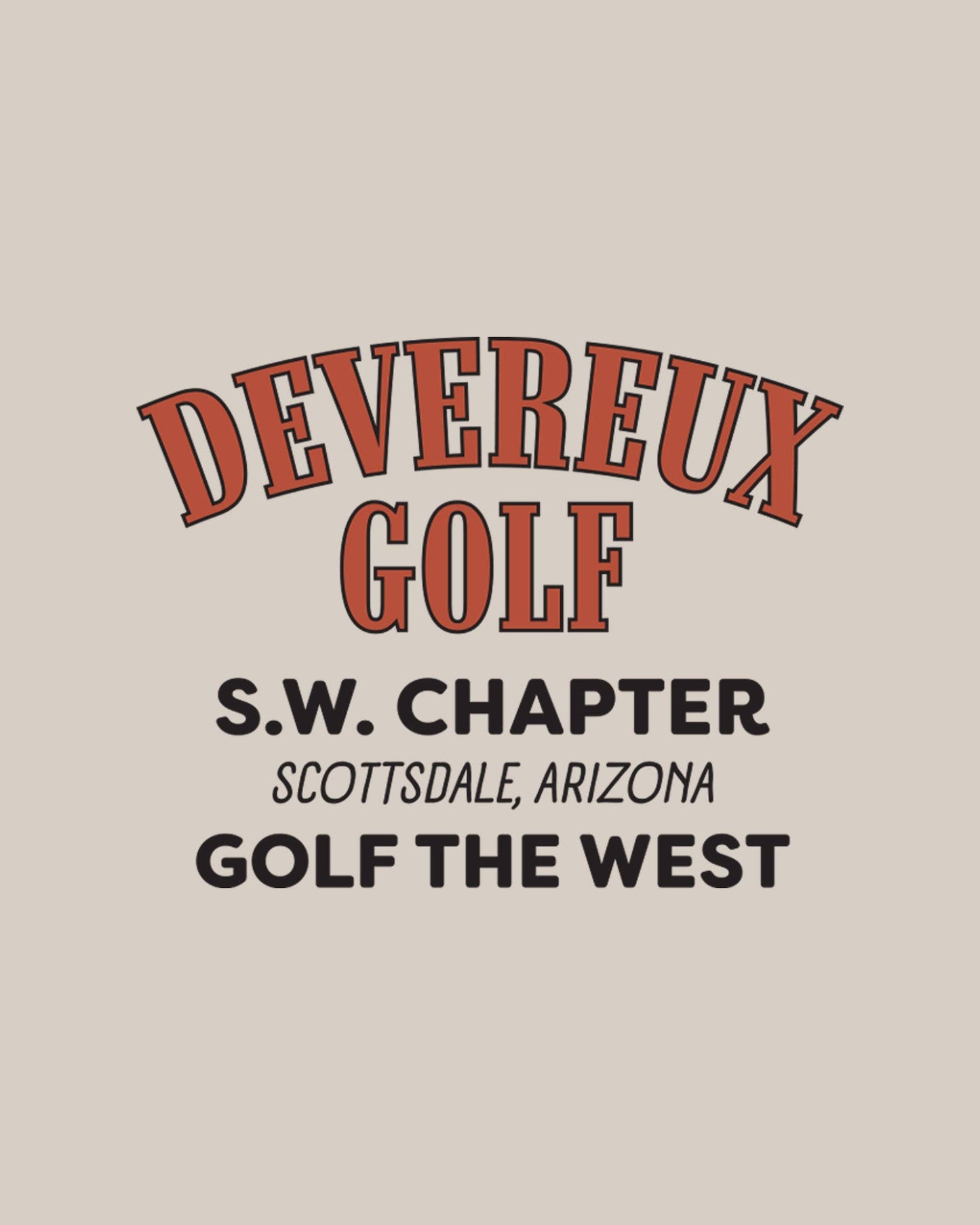 Devereux S.W. Chapter Tee - Bone (New)