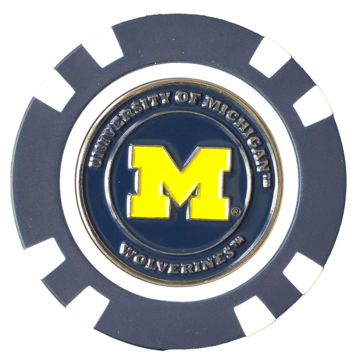 Michigan Wolverines Poker Chip Ball Marker
