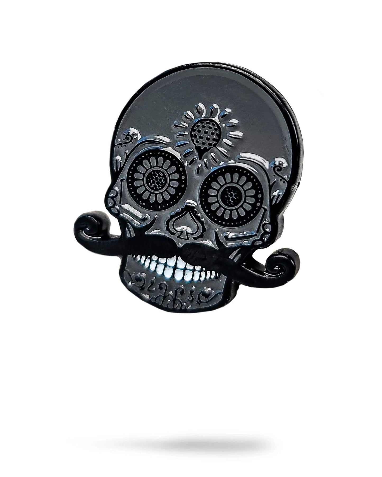 Pins & Aces - BLACKOUT SUGAR SKULL BALL MARKER (New)