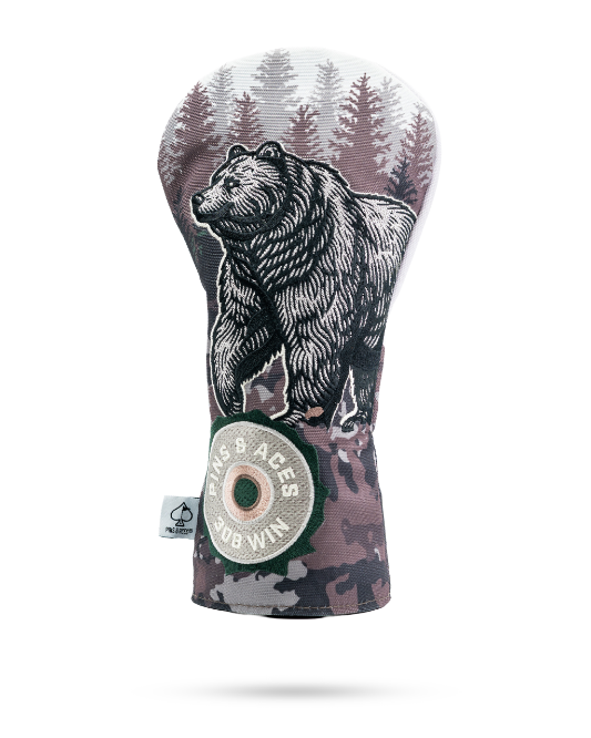 Pins & Aces - OPEN SEASON BEAR - DRIVER COVER (New)