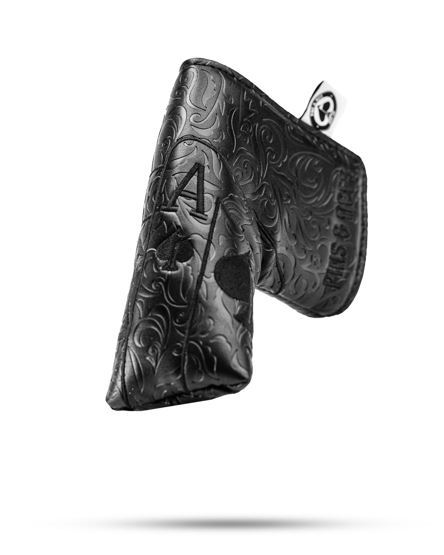 Pins & Aces - BLACKOUT ACE OF SPADES - BLADE PUTTER COVER (New)