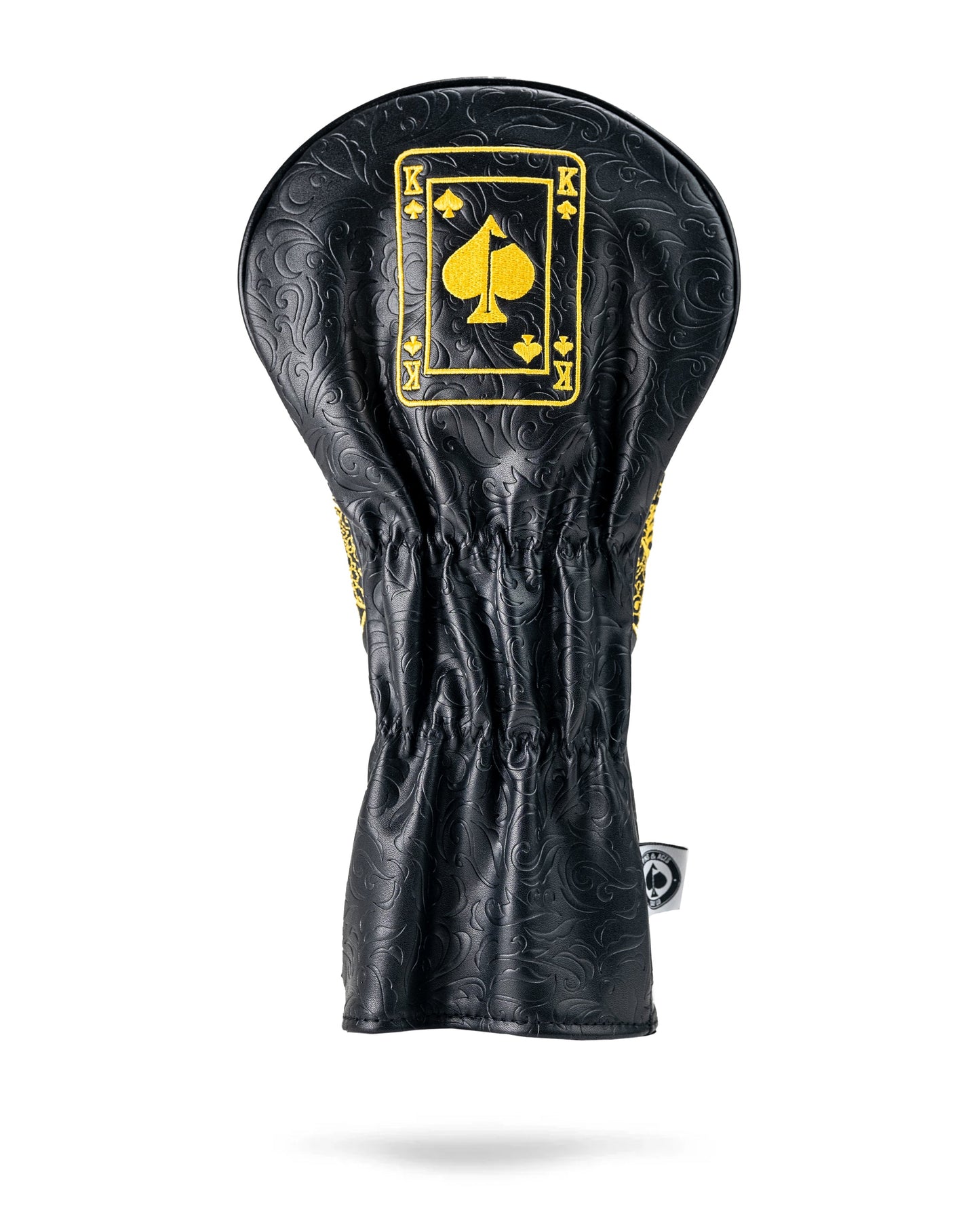 Pins & Aces - BLACK/GOLD KING OF SPADES - DRIVER COVER (New)