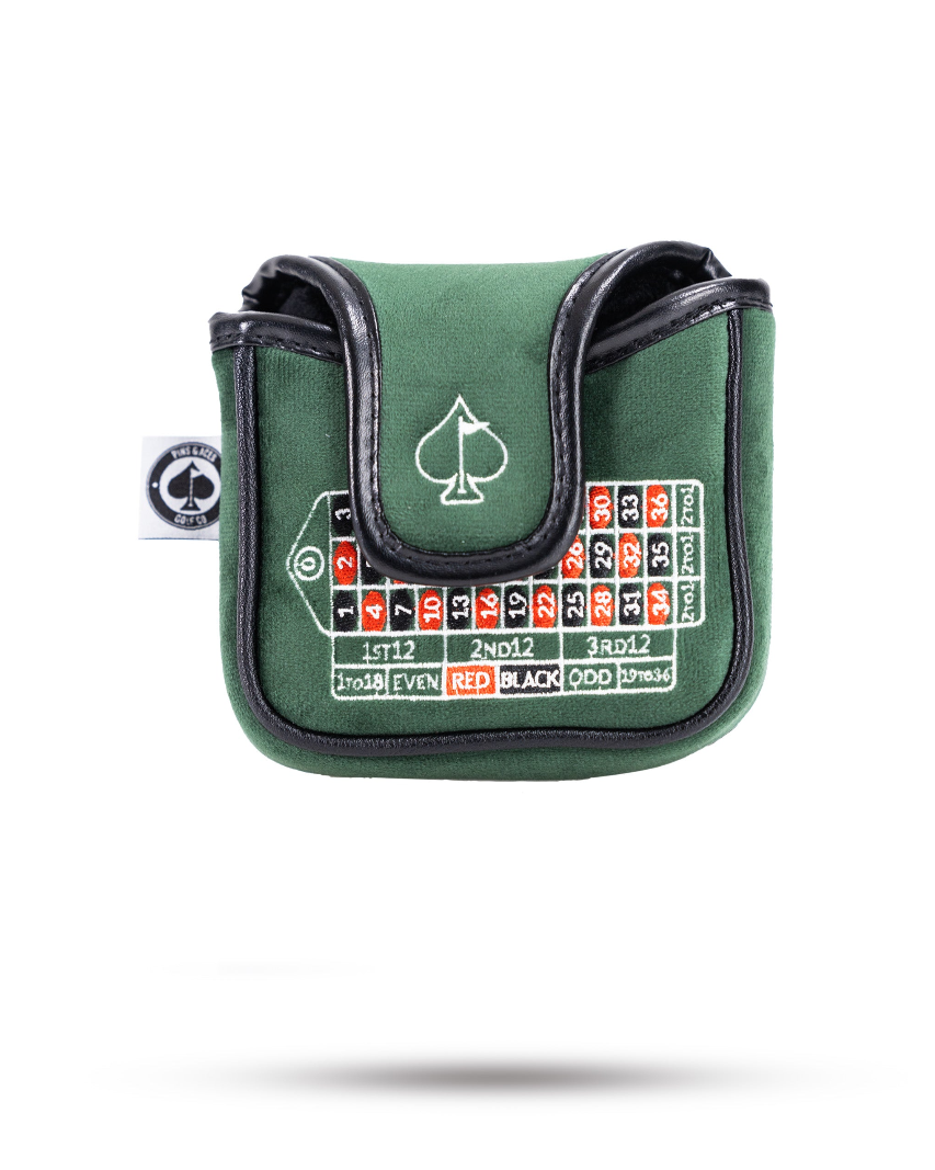 Pins & Aces - ROULETTE - MALLET PUTTER COVER (New)