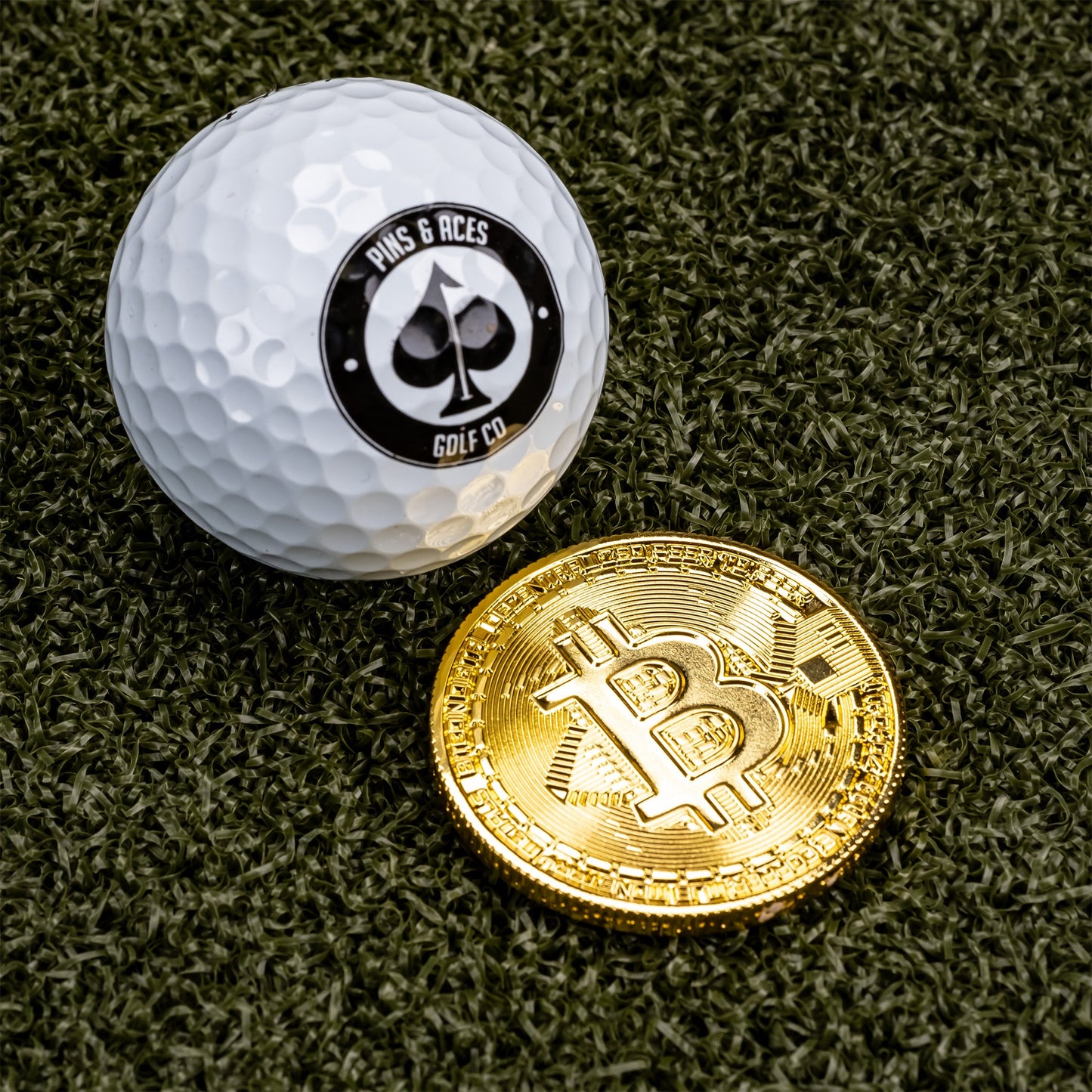 Pins & Aces - BITCOIN BALL MARKER (New)